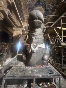 Front side of Largest Nandi