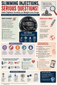 GLP-1 Weight Loss Drugs Under Government Scanner in India: Rising Side Effects Trigger Regulatory Review
