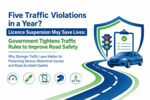 Five traffic challans in a year may lead to licence suspension: Govt