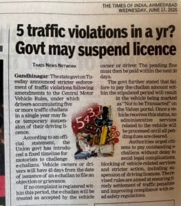 Five Traffic Violations in a Year? Government Tightens Traffic Rules to Improve Road Safety