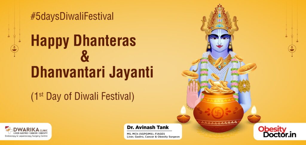 Dhanteras: First Day of Festival of Diwali 2023. A Celebration of Wealth, Health and Prosperity.