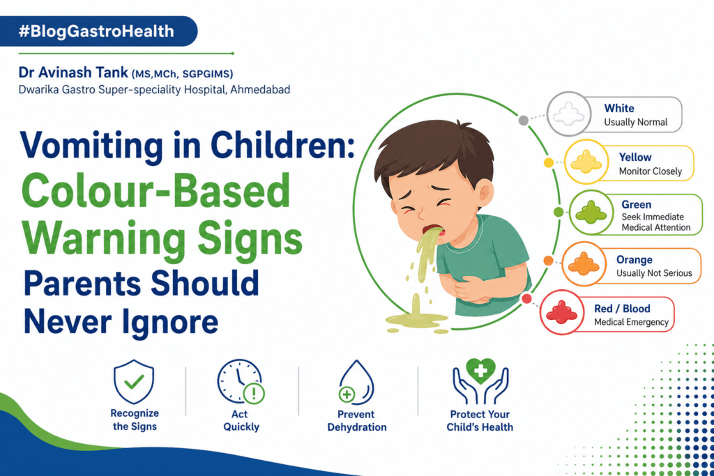Vomit Color Guides For Sick Kids