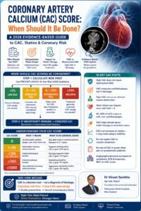 Coronary Artery Calcium (CAC) Score: When Should It Be Done? Infographic 