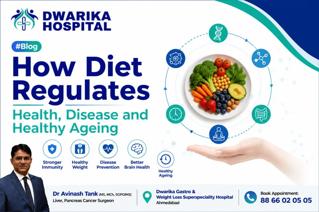 How Diet Regulates Health, Disease and Healthy Ageing