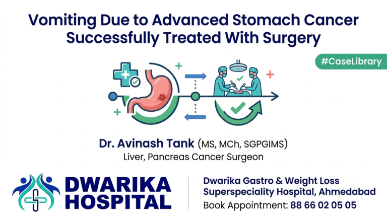 Vomiting due to Stomach Cancer Successfully Treated With Surgery