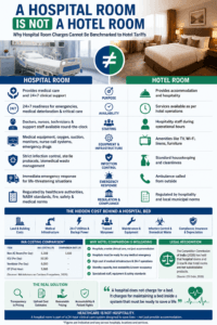 Why Hospital Room Charges Cannot Be Benchmarked to Hotel Tariffs