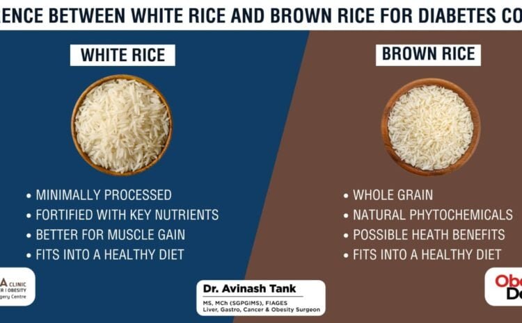 DIFFERENCE BETWEEN WHITE RICE AND BROWN RICE FOR DIABETES CONTROL