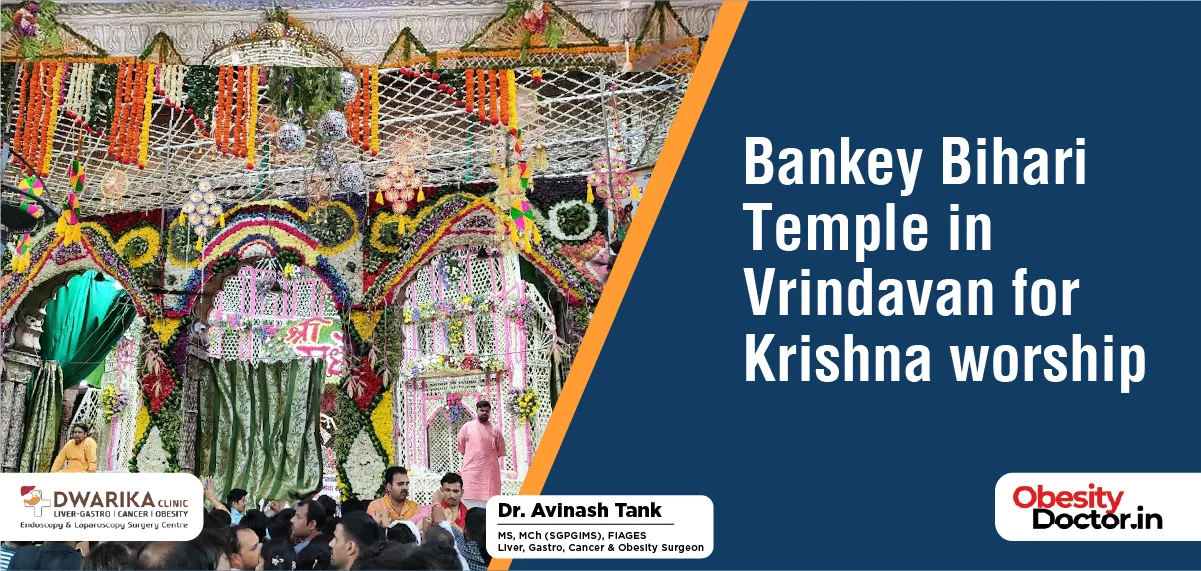 Bankey Bihari Temple in Vrindavan for Krishna worship