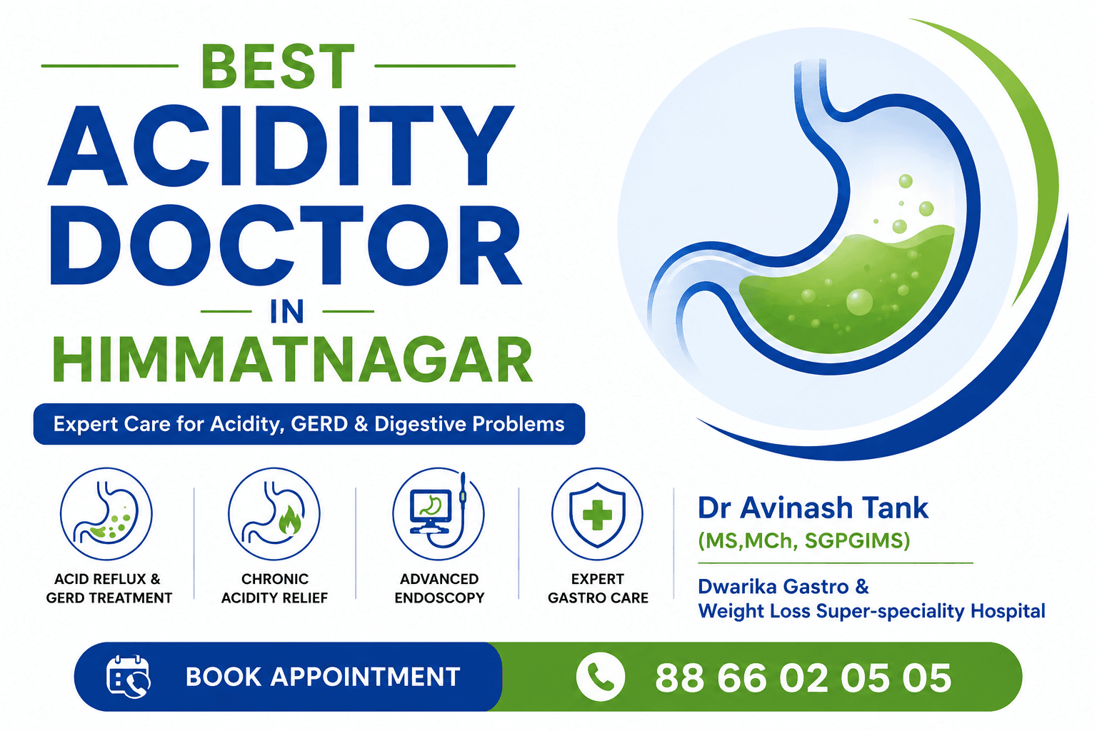 Best Acidity doctor in Himmat Nagar