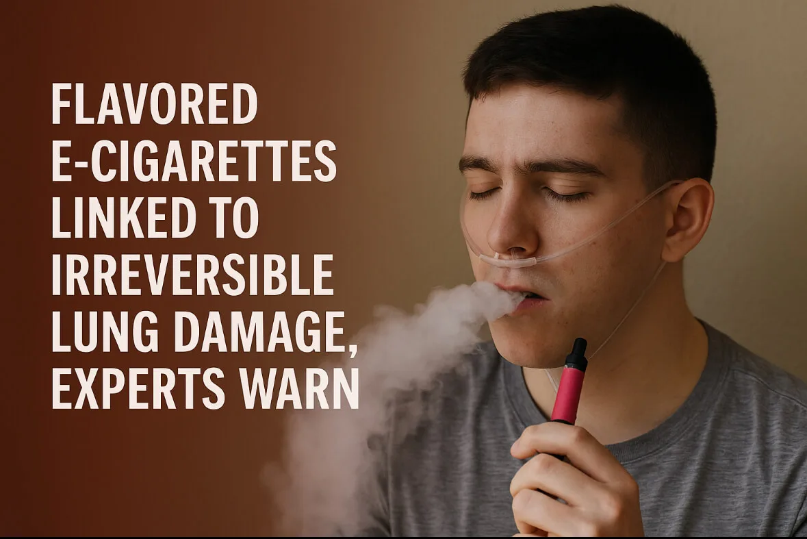 maux de tete cigarette électronique E-cigarettes can result in 'Popcorn Lung'