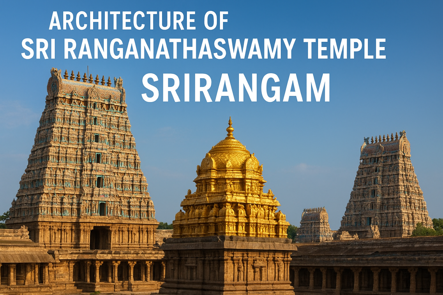 Architectural Marvel of Sri Ranganathaswamy Temple, Srirangam.