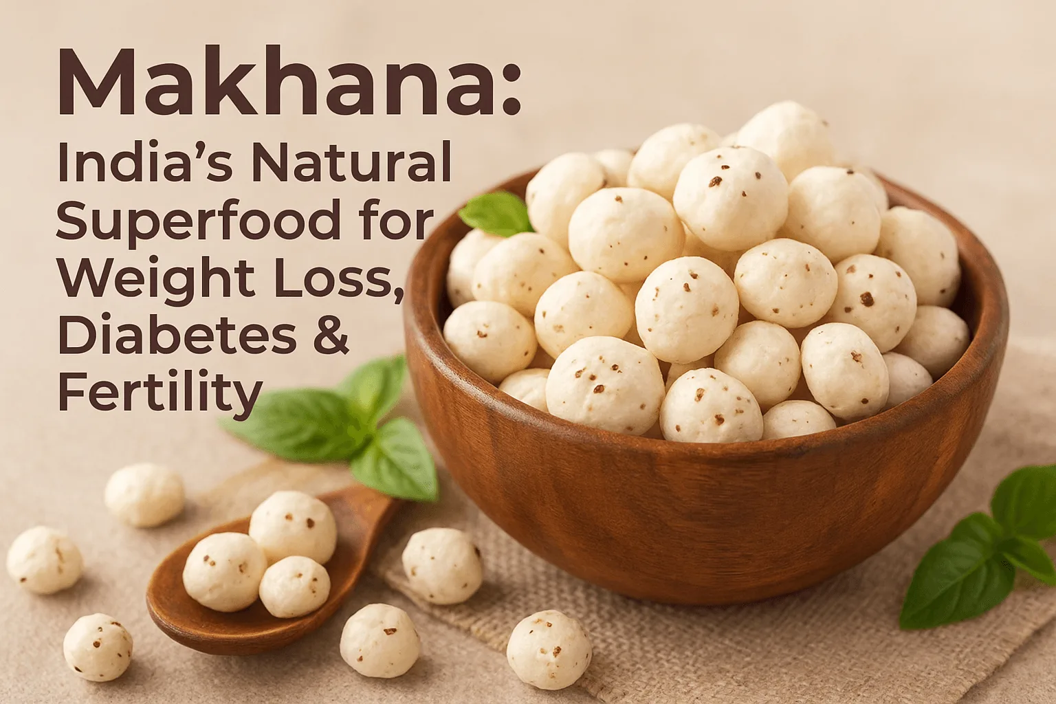 Makhana: India's Natural Superfood for Weight Loss Diabetes & Fertility