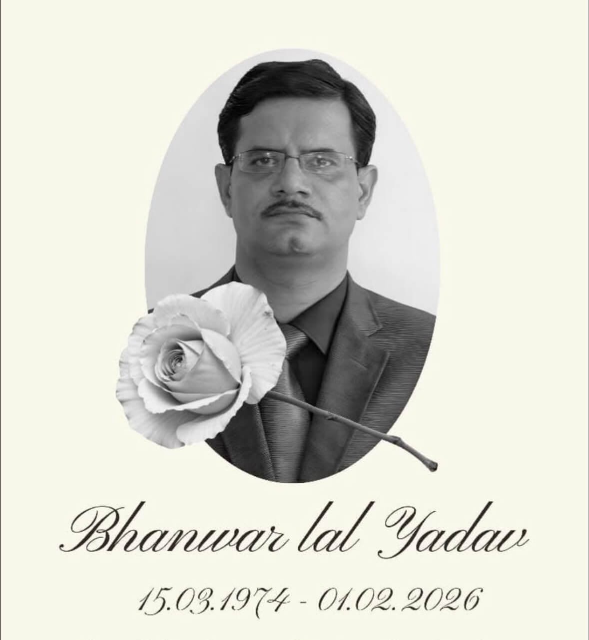 Dr Bhanwar Lal Yadav Merges with Eternity: Thousands Bid Tearful Farewell