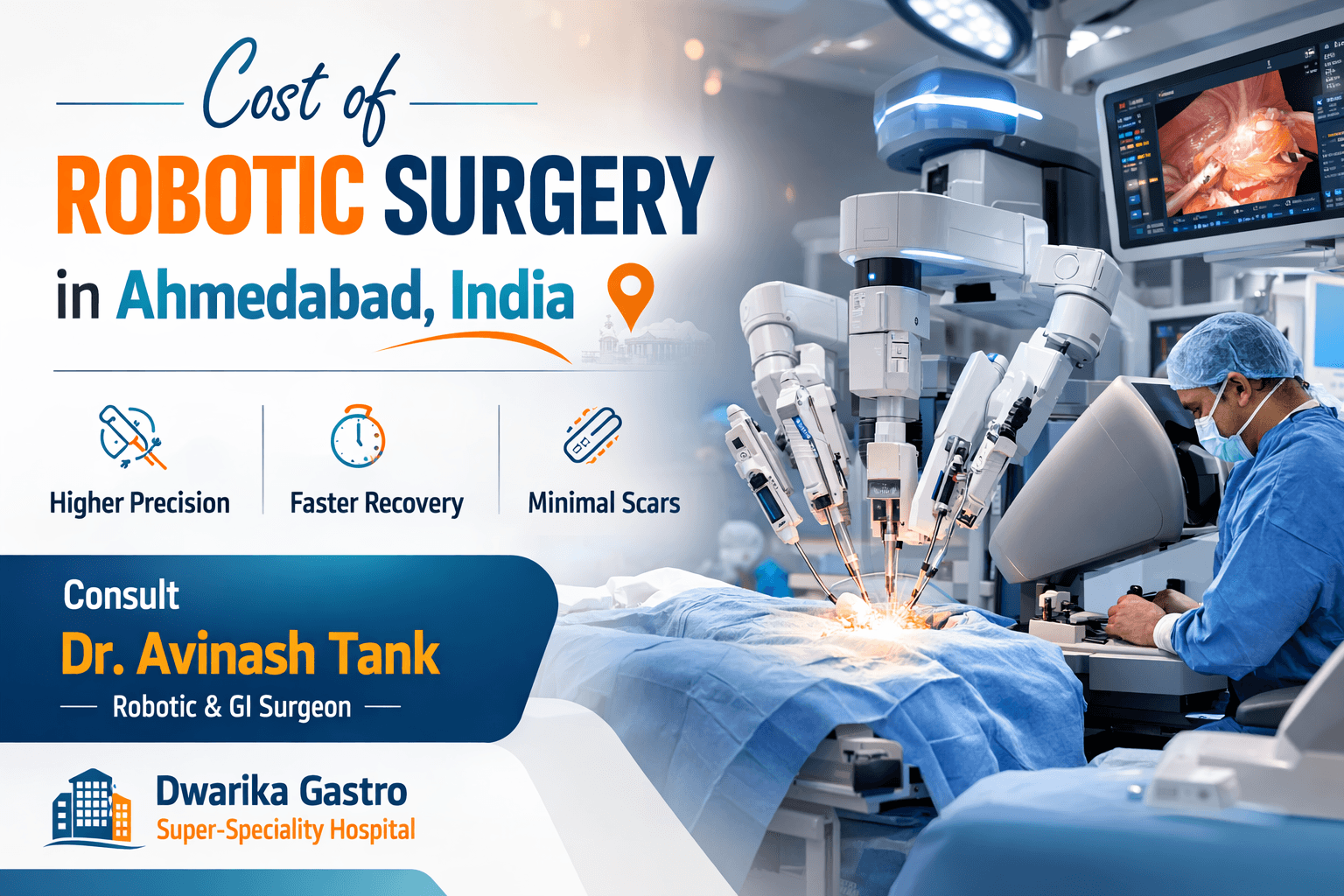 Cost of Robotic Surgery in Ahmedabad, India