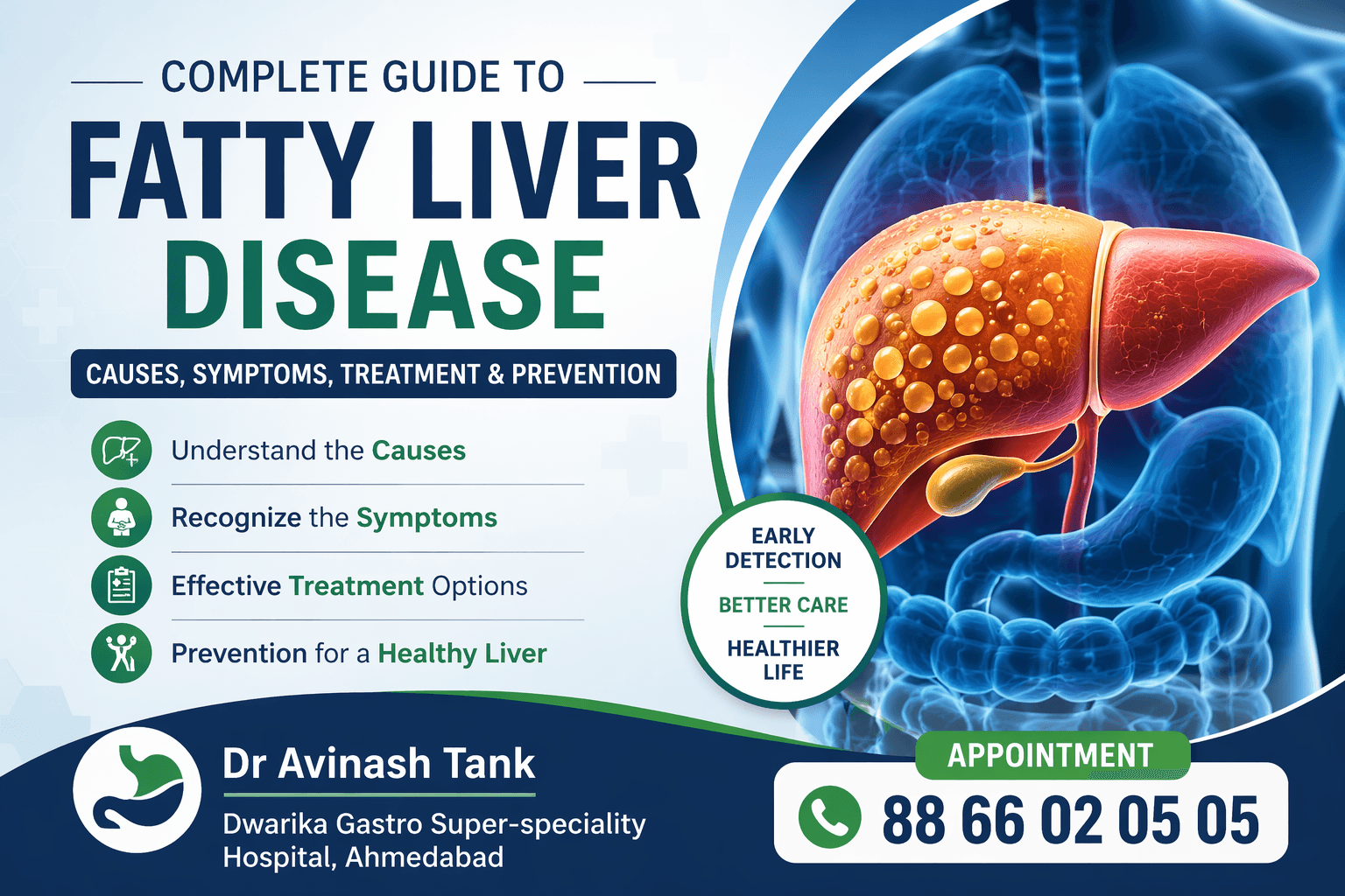Fatty Liver Disease: Complete Guide to Causes, Symptoms, Treatment & Prevention