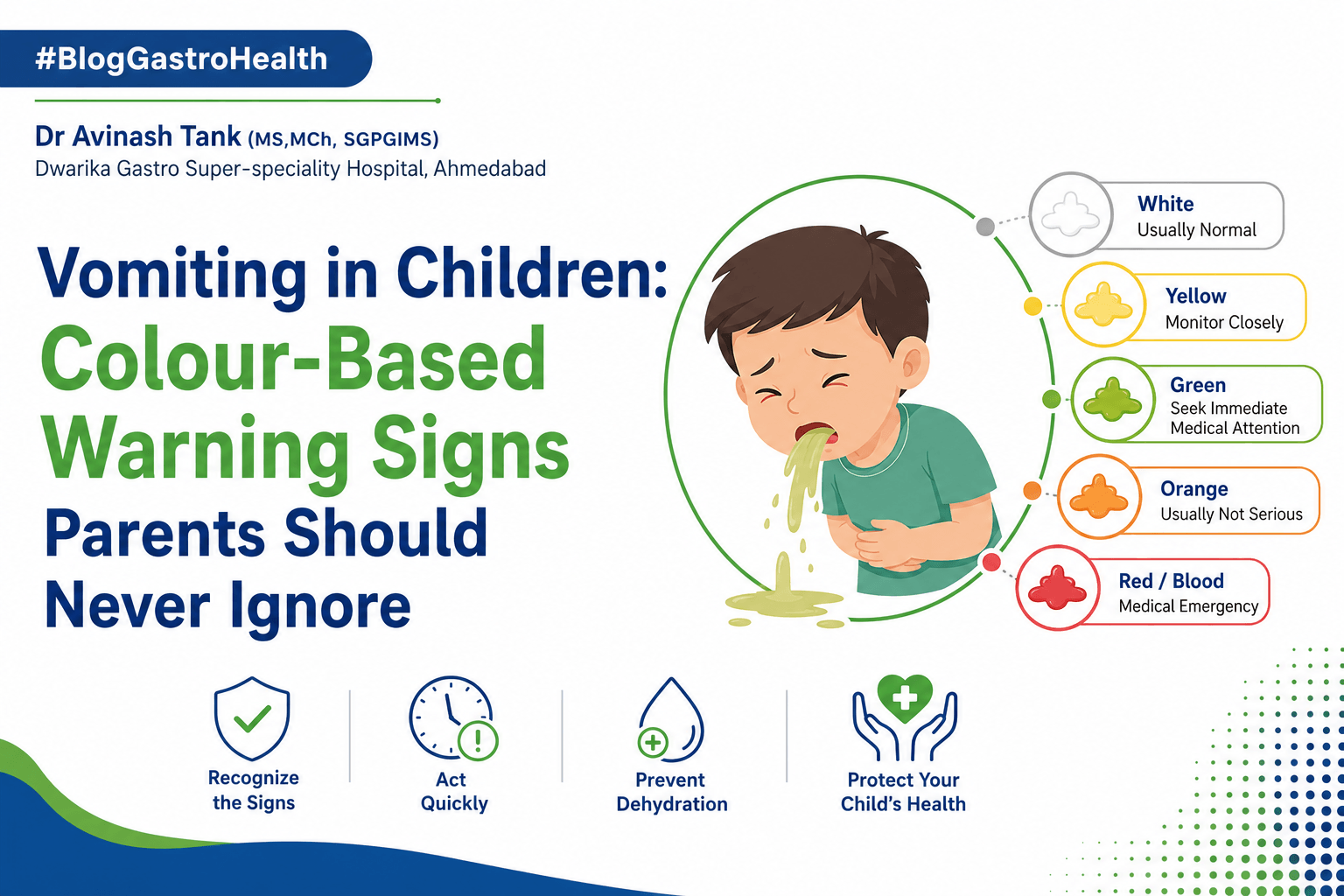 Vomit Color Guides For Sick Kids