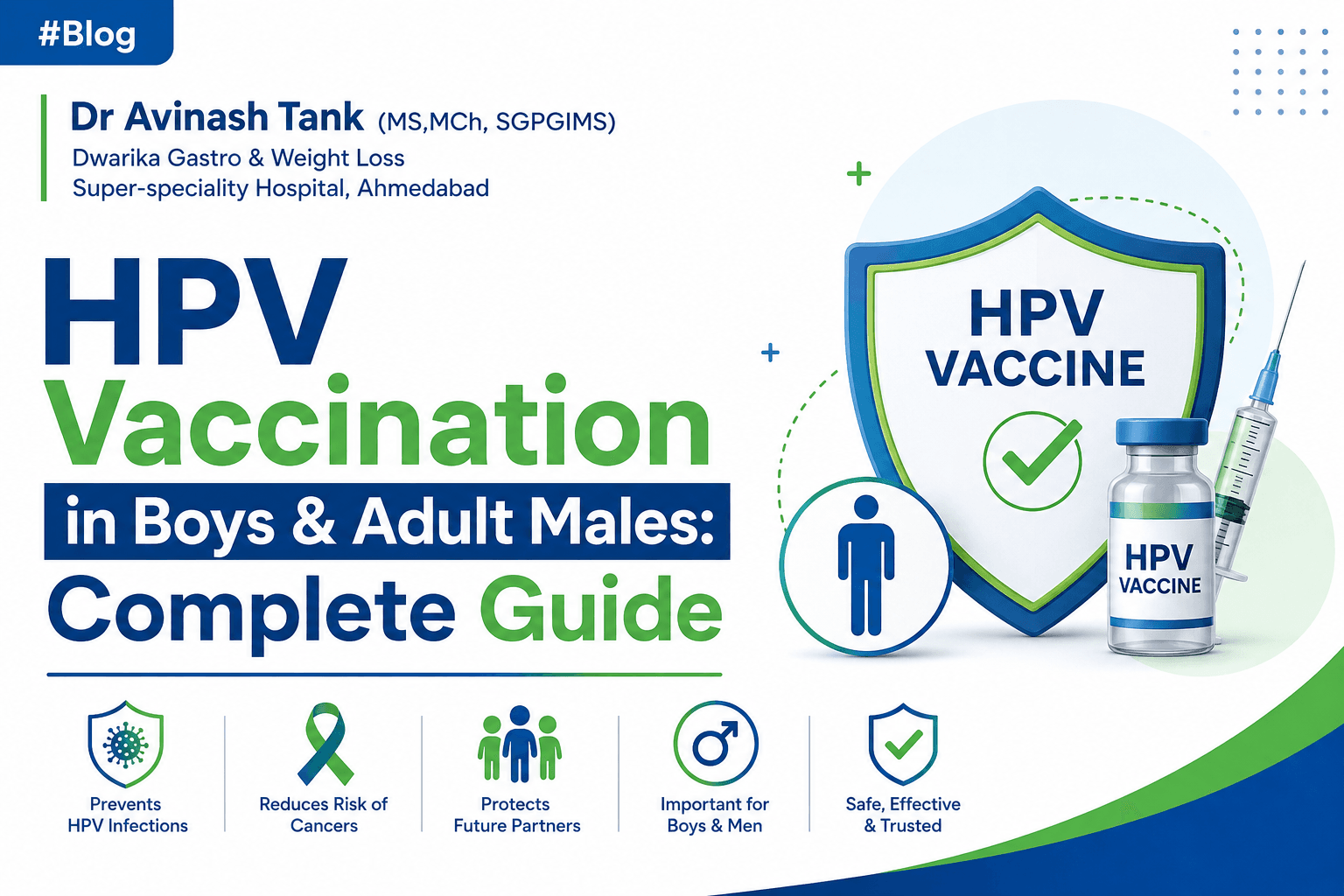 HPV Vaccination in Boys & Adult Males