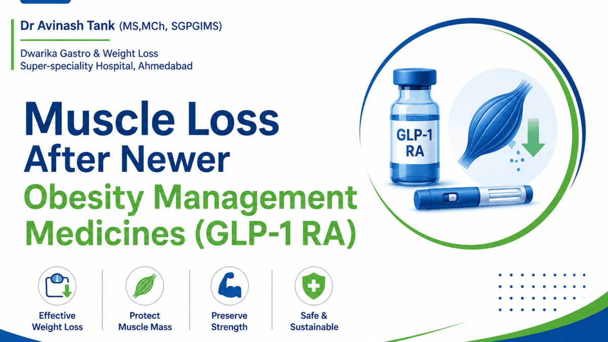Muscle Loss After Newer Obesity Management Medicines (GLP-1 RA) - Dr  AvinashTank, is a super-specialist (MCh) Laparoscopic Gastro-intestinal  Surgeon,